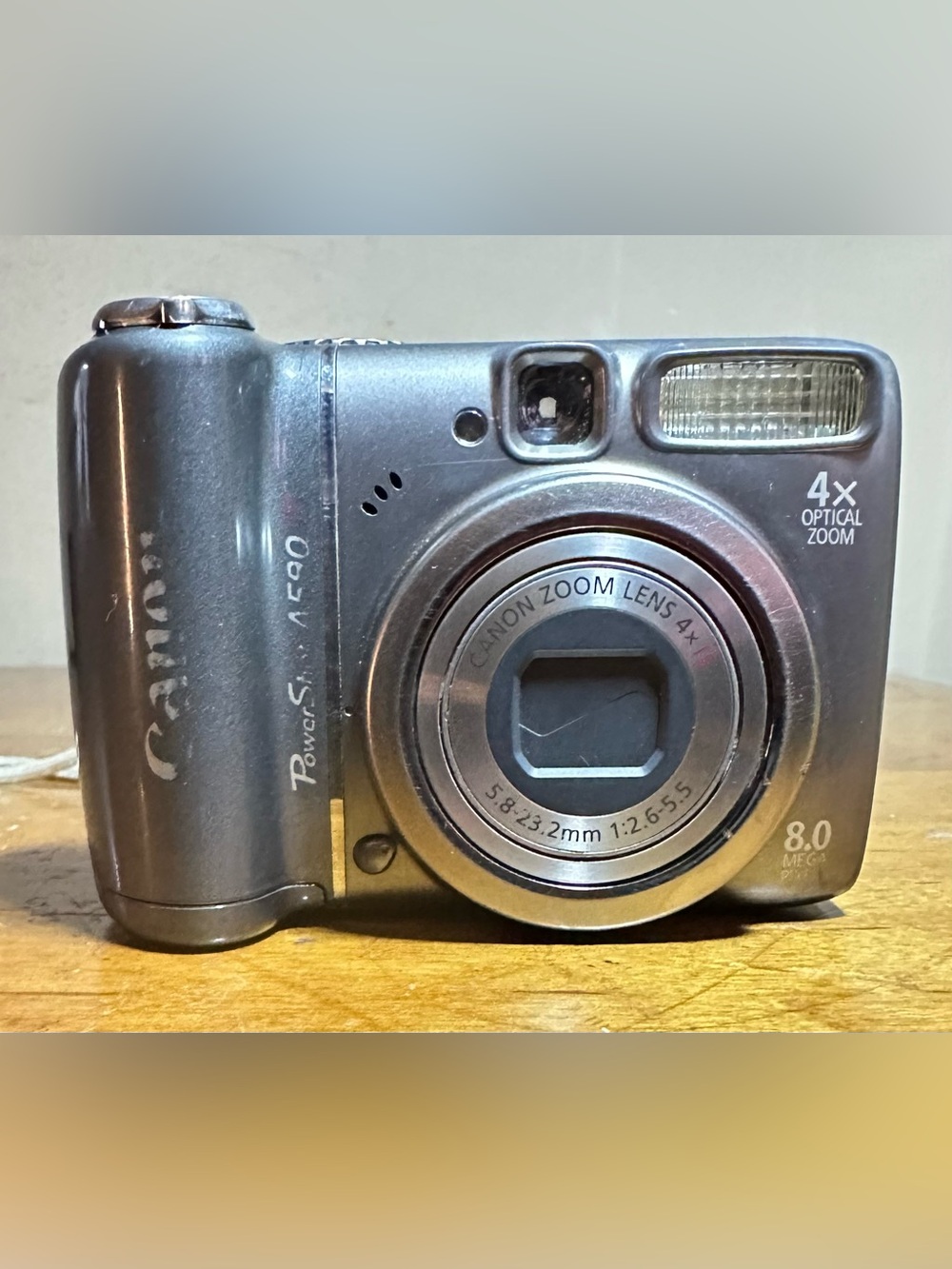 Canon PowerShot A590 IS 8.0MP 4x Optical Zoom Compact Digital Camera